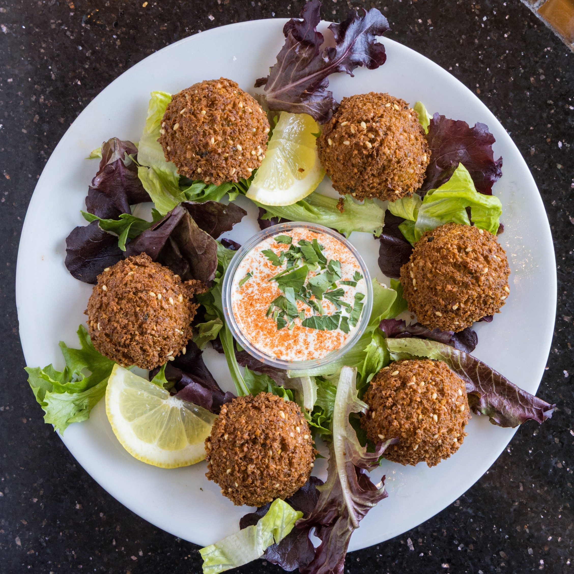 Falafel Plate.