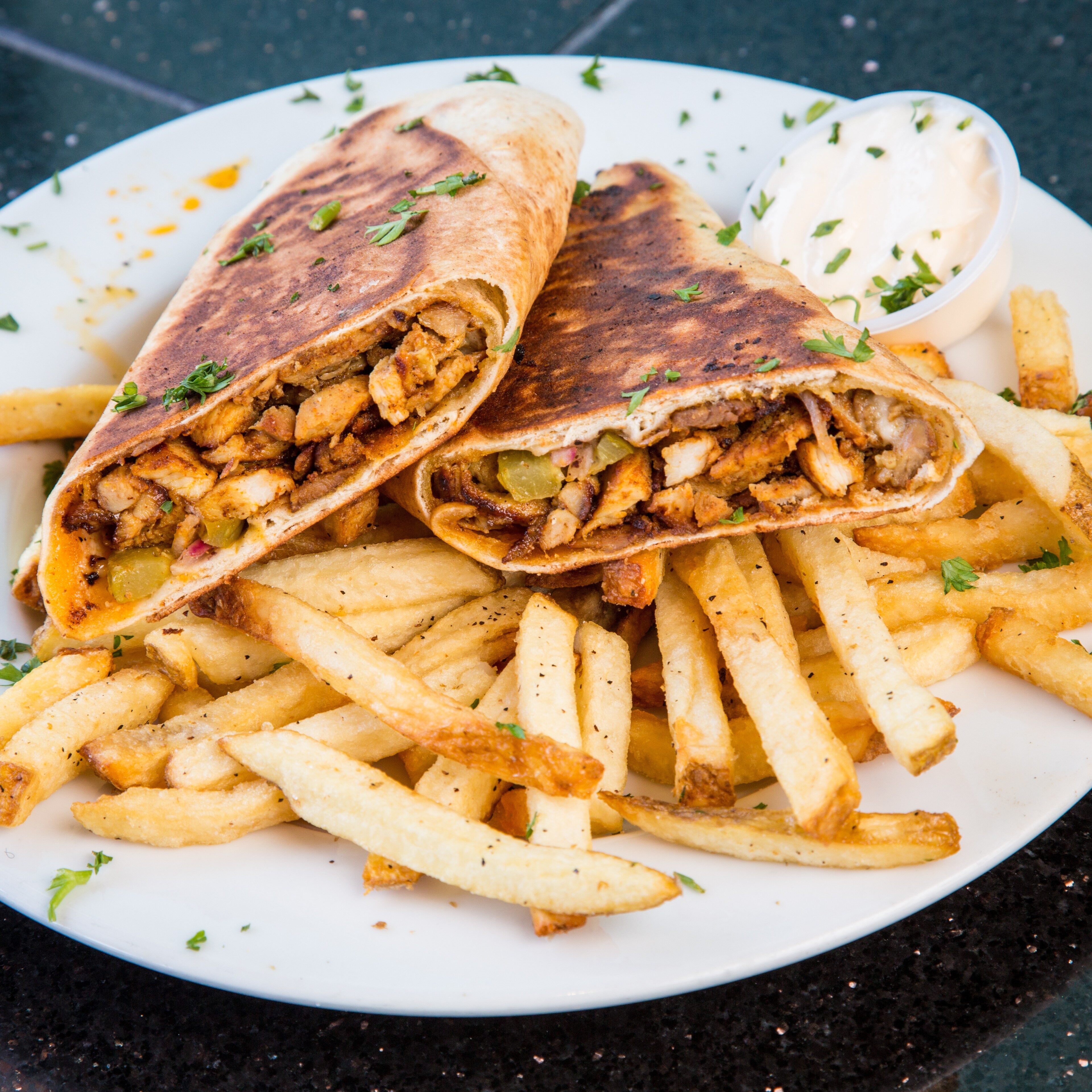 Chicken Shawarma Snack.