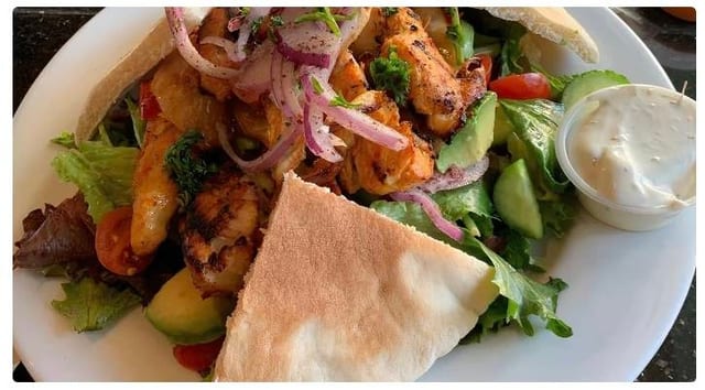 Chicken Kebab Wrap.